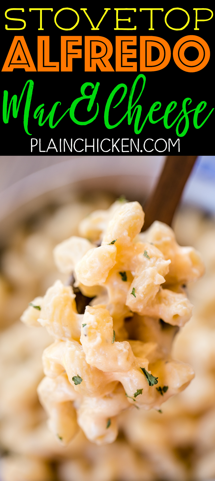 Stovetop Alfredo Mac & Cheese Plain Chicken