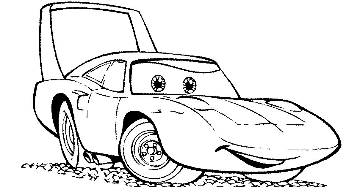 Mewarnai Mobil  Balap  McQueen Filem Cars murid 17