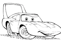 Gambar Mewarnai Mobil Mcqueen Download Gambar Mewarnai Gratis