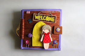 Handmade quiet book Dollhouse, busy book for girl, Развивающая книжка Кукольный домик