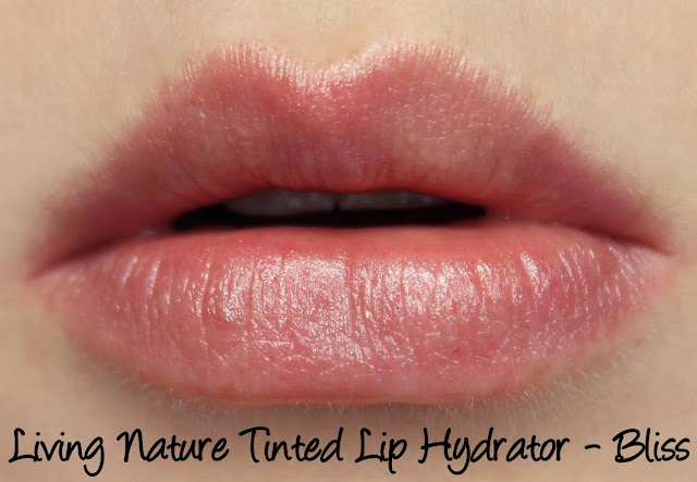 Living Nature Tinted Lip Hydrator - Bliss Swatches & Review