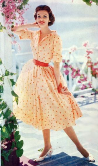 roupas dos anos 50 e 60