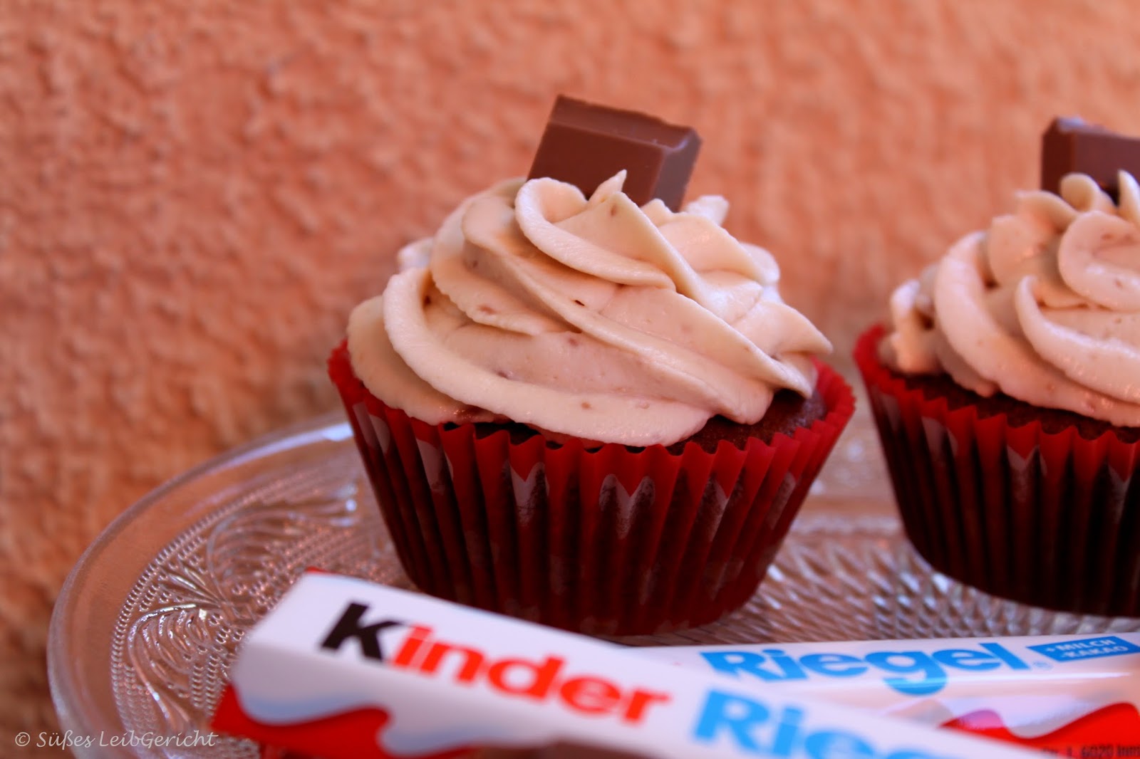 Süßes LeibGericht: Kinderschokolade Cupcakes