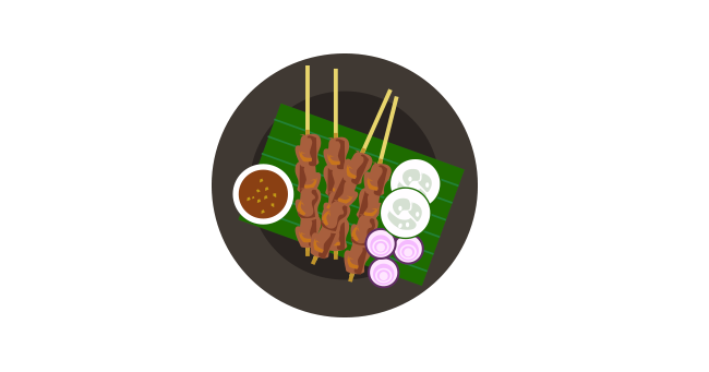 satay sate vector vector and logo satay sate vector vector and logo