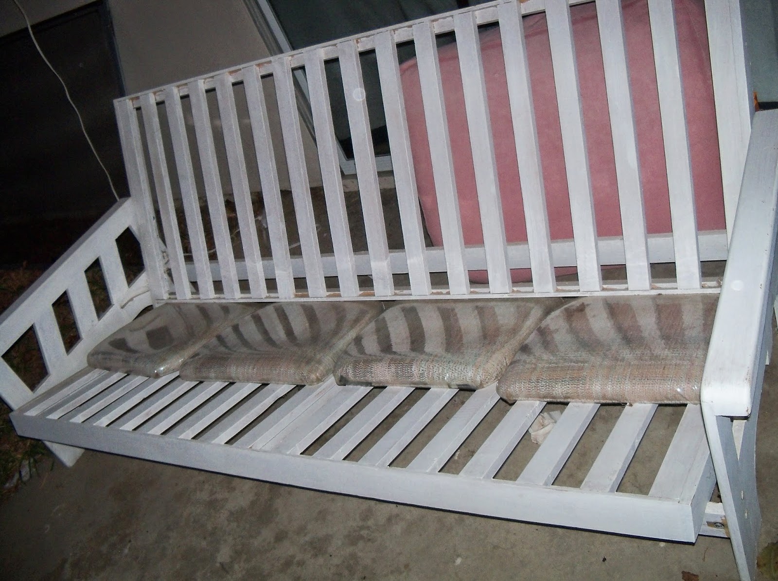 Outdoor Oasis How to Turn a Futon into a Porch Couch