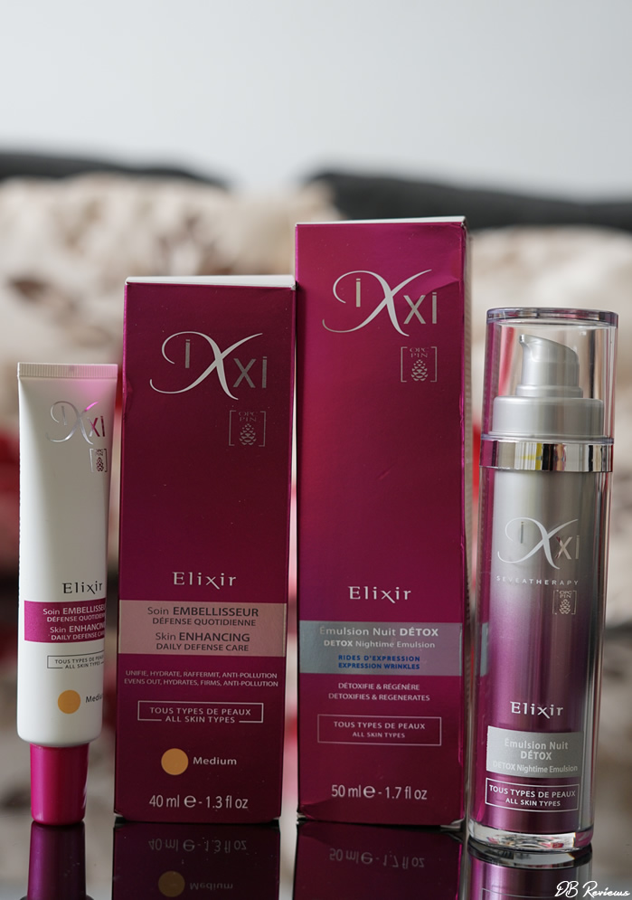 IXXI Elixir Range - Skin Enhancing Daily Defense Care And Detox Nightime Emulsion