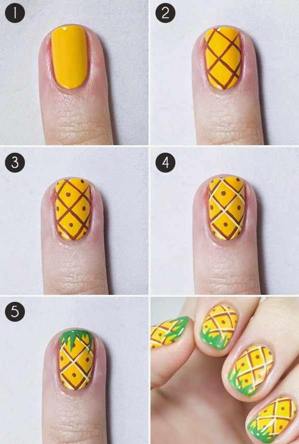 Fruits Nail Art Design and Cool Ideas Step By Step Tutorial ~ Calgary ...