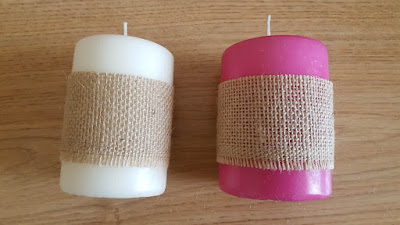 DIY embellished candles set DIY embellished candles set