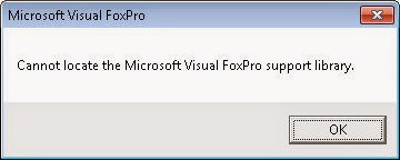 Ubs cannot locate the microsoft visual foxpro support library Ubs cannot locate the microsoft visual foxpro support library