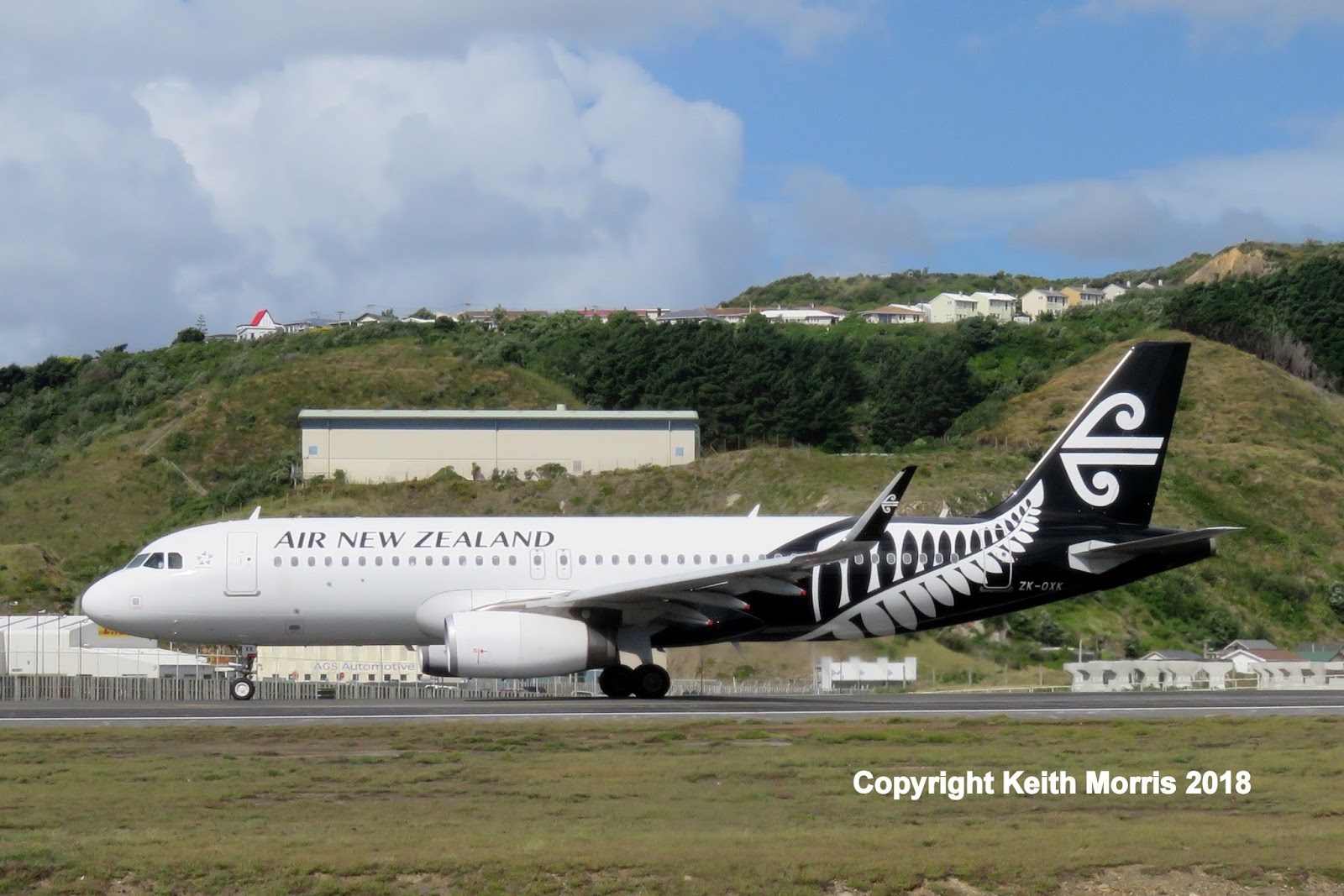 NZ Civil Aircraft Air New Zealand at Wellington