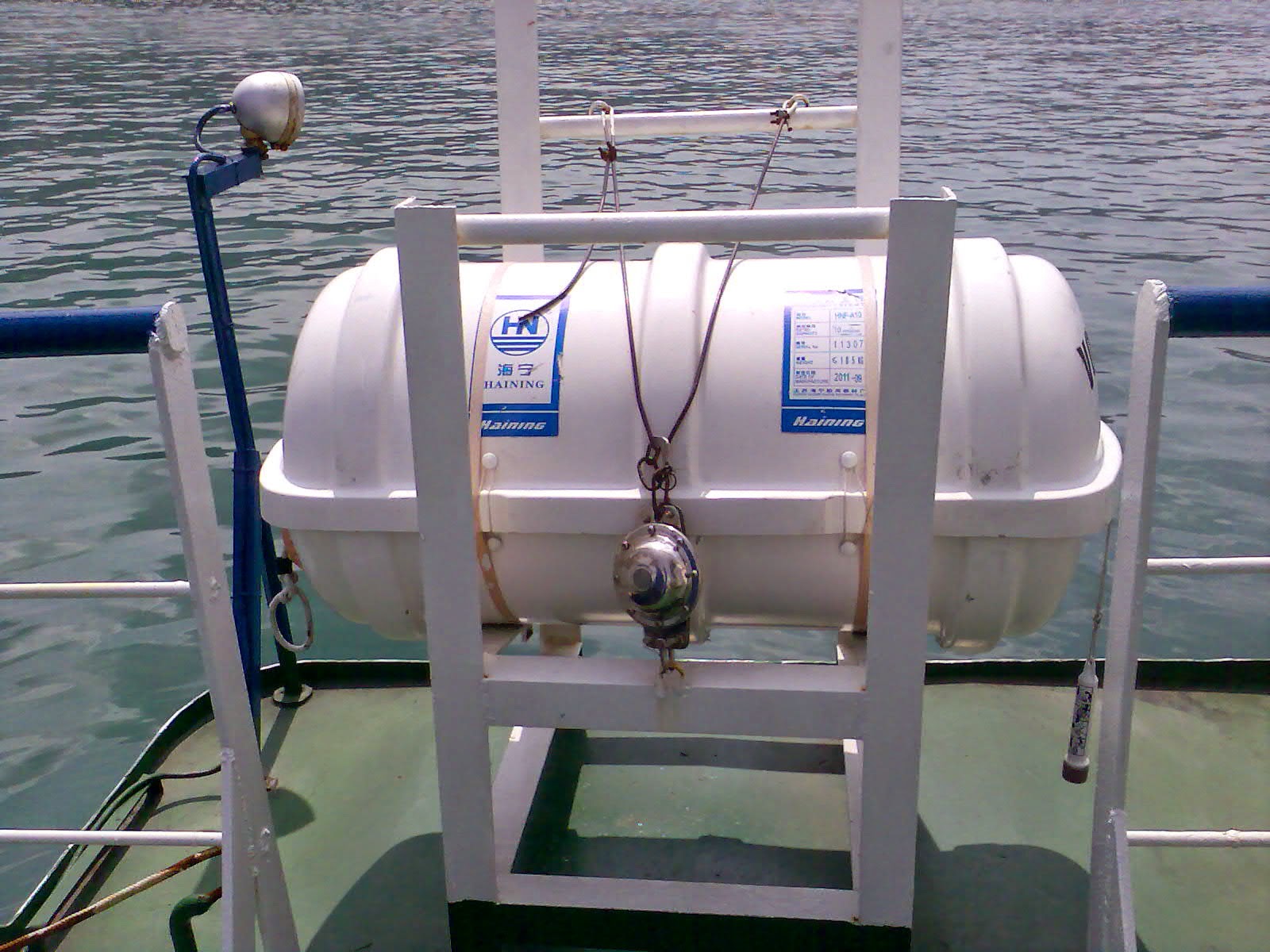 Why an extra Life raft provided in forward of the ship?