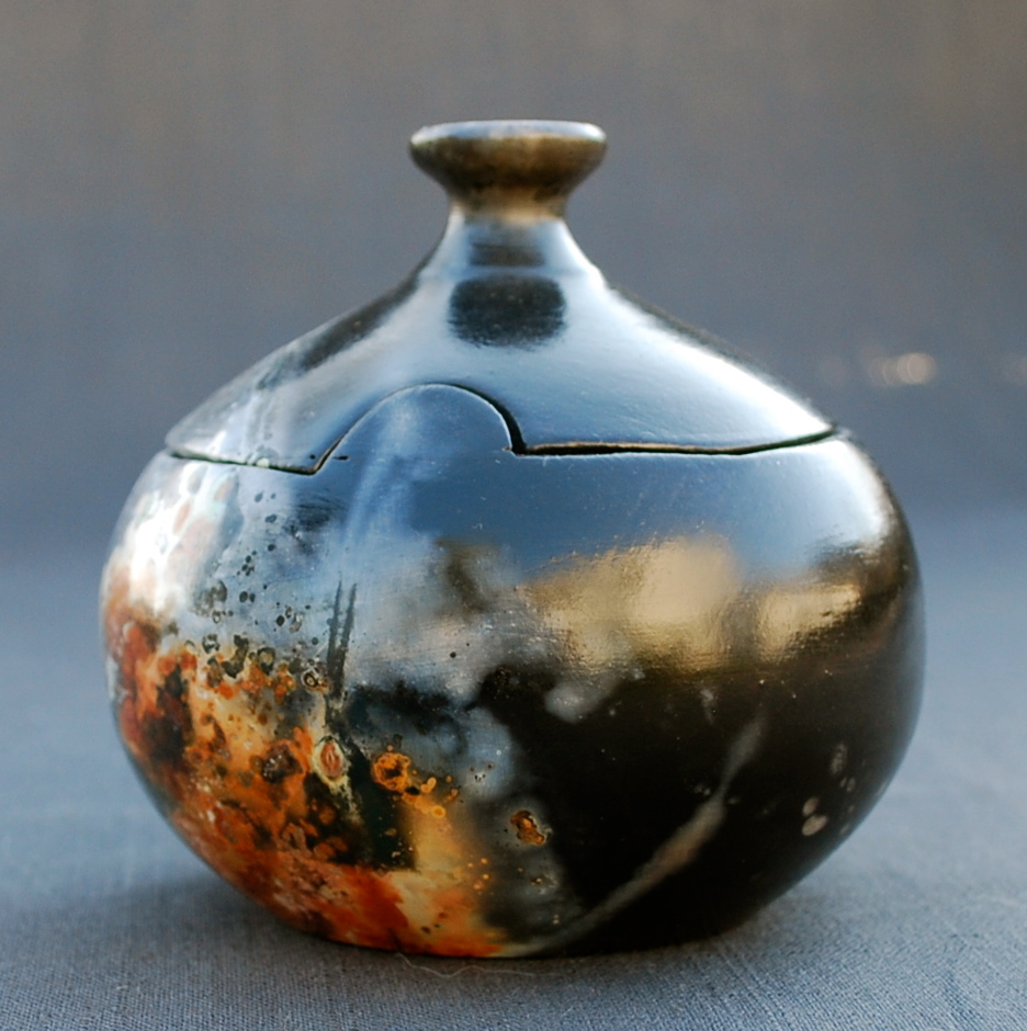 Cpcarlsonpottery PIT SAGGAR RAKU FIRED POTTERY