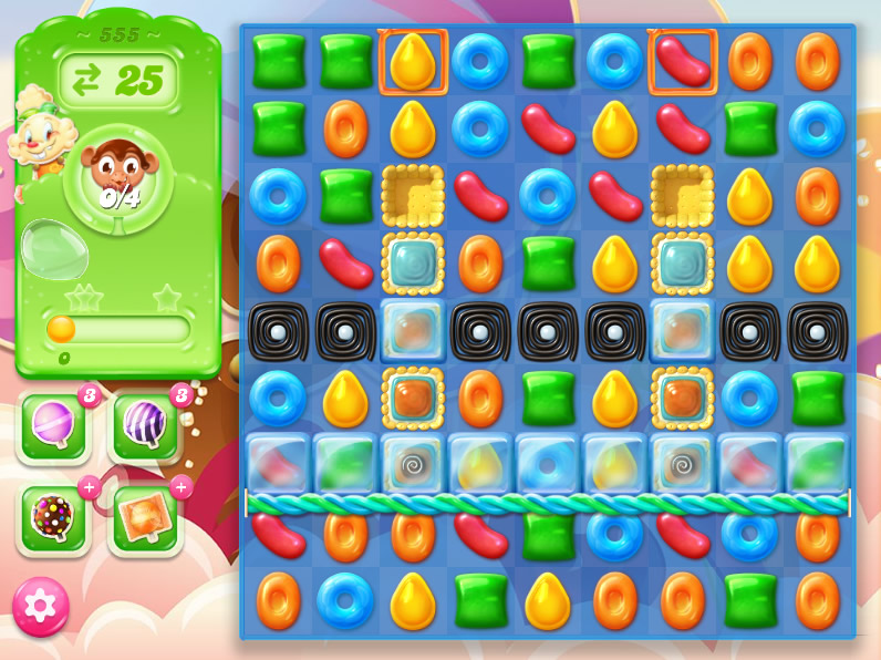 Candy Crush Jelly Saga level 555