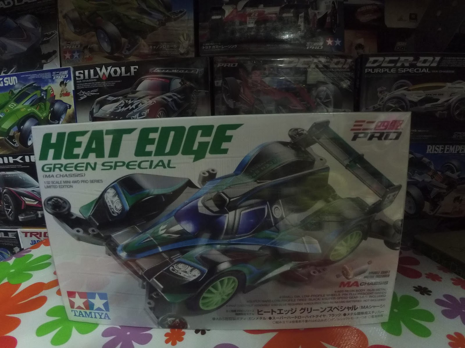 Tamiya Mini 4WD Heat Edge ヒートエッジ Green Special Limited Edition 95069