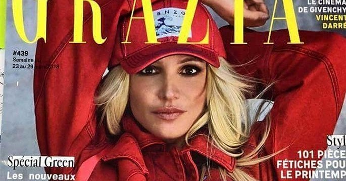 The Femme Fatale is Britney Bitch!: Work! Britney Covers Grazia Magazine