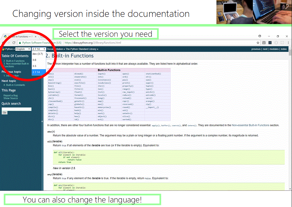 How to read Python's Documentation: BEHIND THE SCENES!