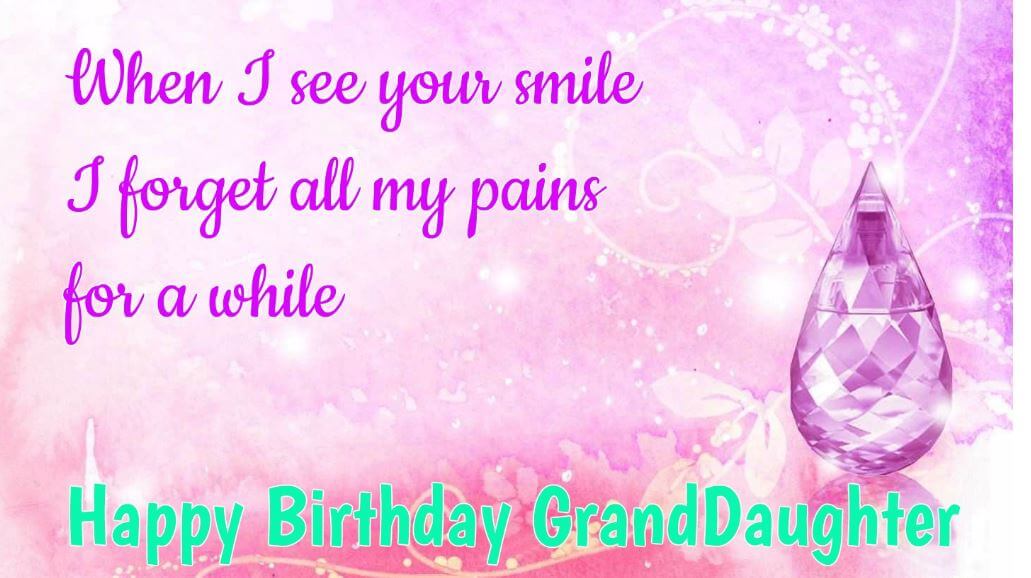 Birthday Wishes for granddaughter