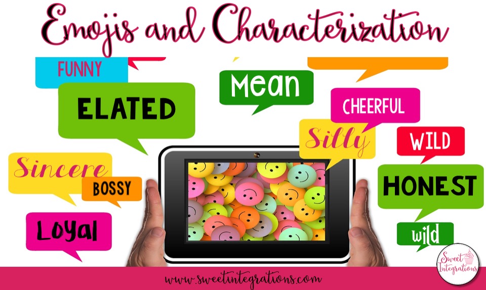Bring characterization to life by using emojis in the classroom. Your 2nd, 3rd, 4th, & 5th grade students will love this method of learning a reading strategy. You can choose to teach reading skills through a digital or technology format with this download. Click through to learn some great new ideas, support the standards, and get your students engaged and excited about learning! Reading, vocabulary, and other ELA topics are all covered. {second, third, fourth, fifth graders}