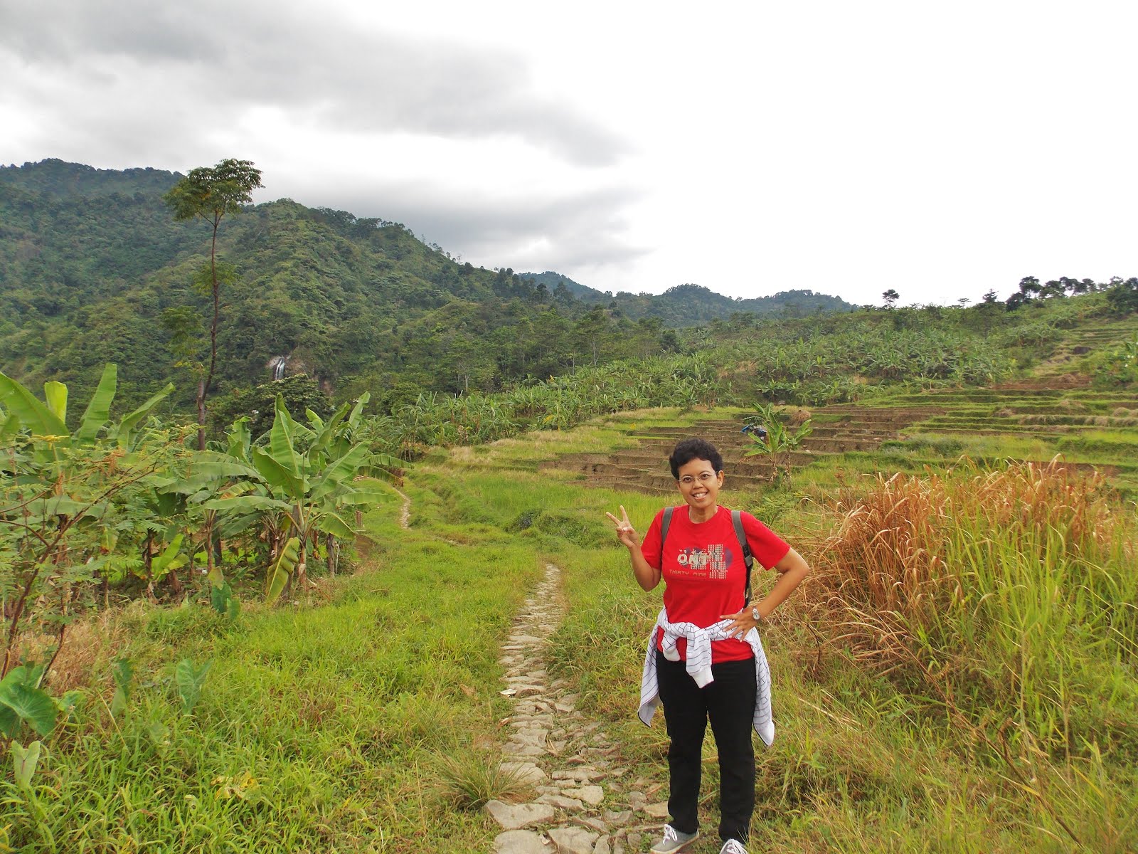 Trekking to Curug Bidadari