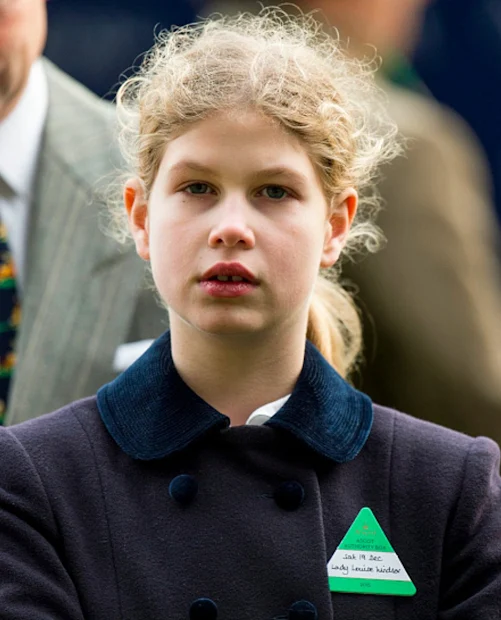 Sophie, Countess of Wessex and Prince Edward, Earl of Wessex, James, Viscount Severn and Lady Louise Windsor attends the Christmas Racing Weekend 