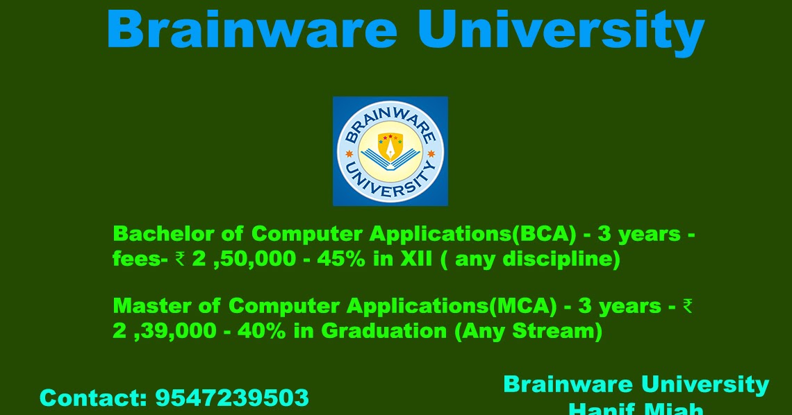 Brainware University Courses Contact Number of Brainware University Brainware University Courses Contact Number of Brainware University