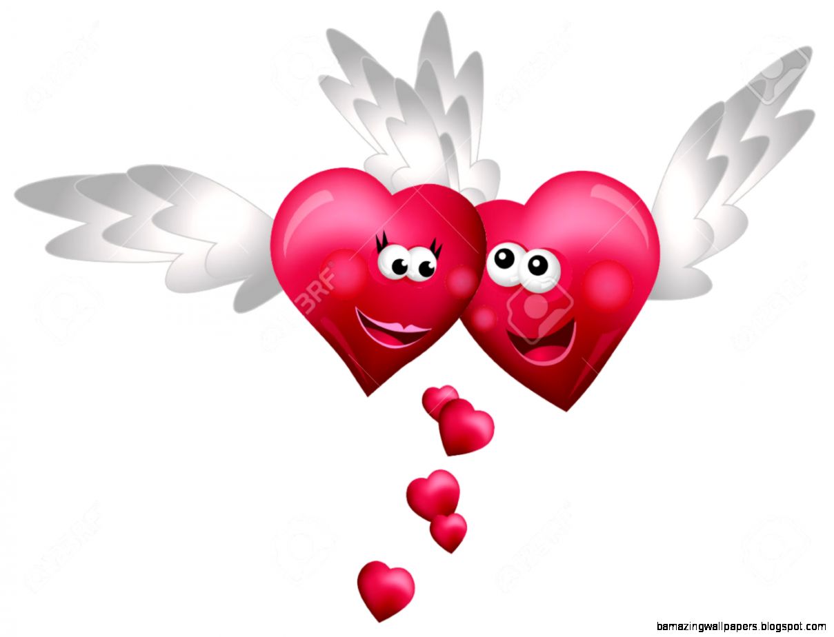 Flying Hearts In Love Royalty Free Cliparts Vectors And Stock