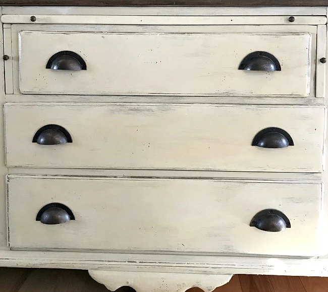 How to Add Drawer Labels to Renovated Painted Furniture