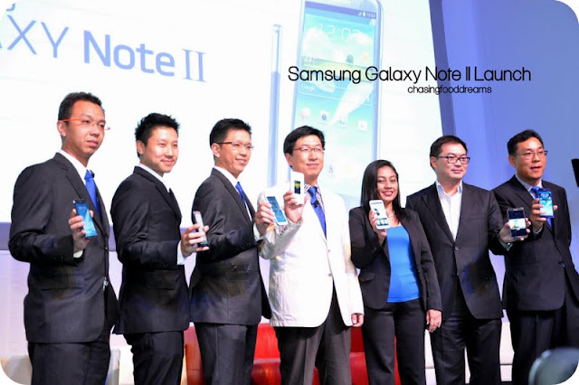 CHASING FOOD DREAMS: Samsung GALAXY Note II Launch: An Embodiment of ...