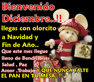 imagenes bienvenido diciembre frases