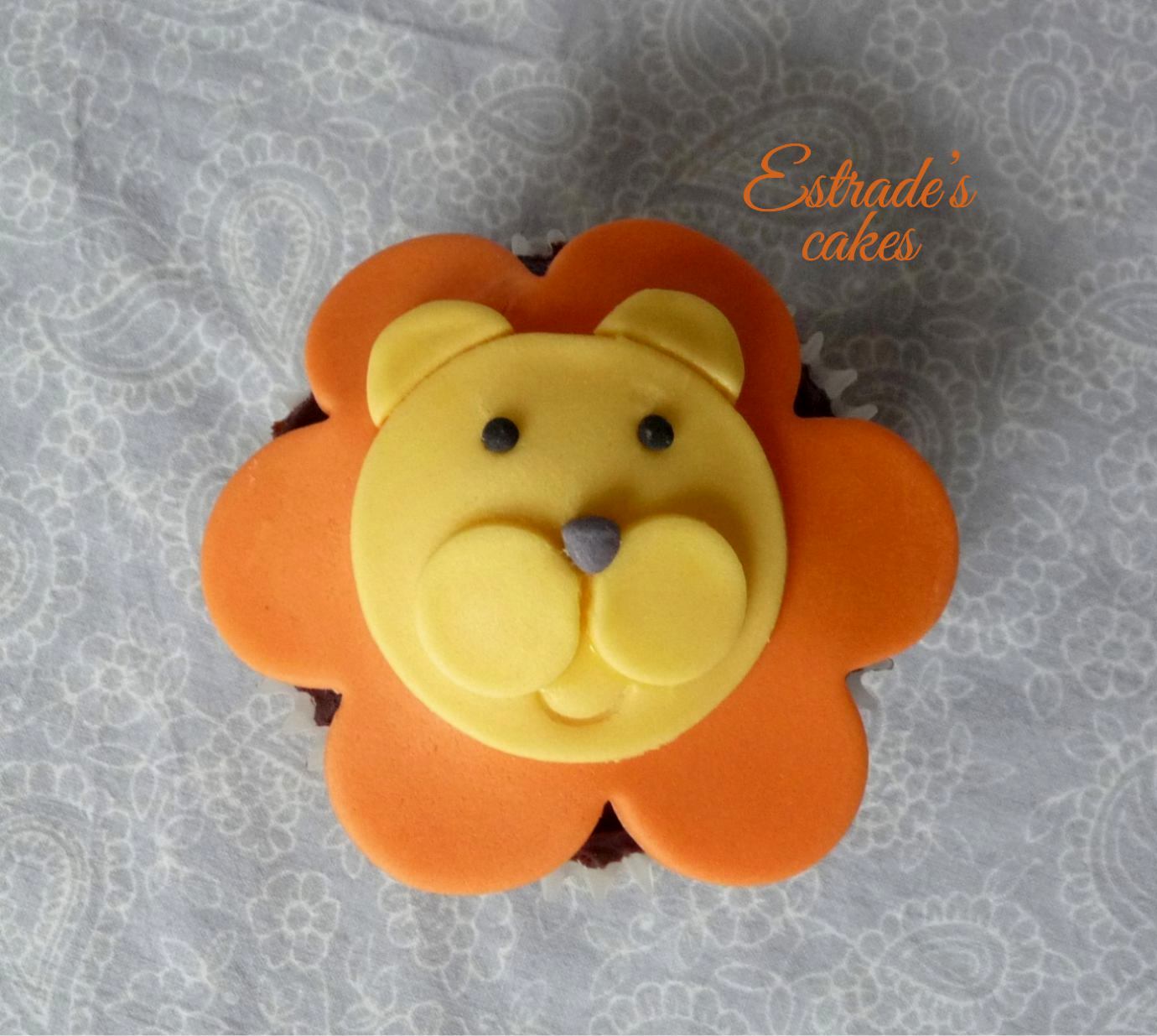 Estrade's cakes CUPCAKES DE UN LEÓN MUY FIERO
