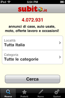 L'app Subito.it si aggiorna alla vers 1.4
