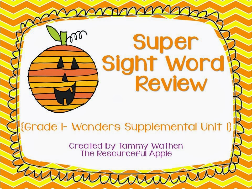 The Resourceful Apple: Super Sight Word Review