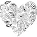 Top Heart Design Coloring Pages Photos