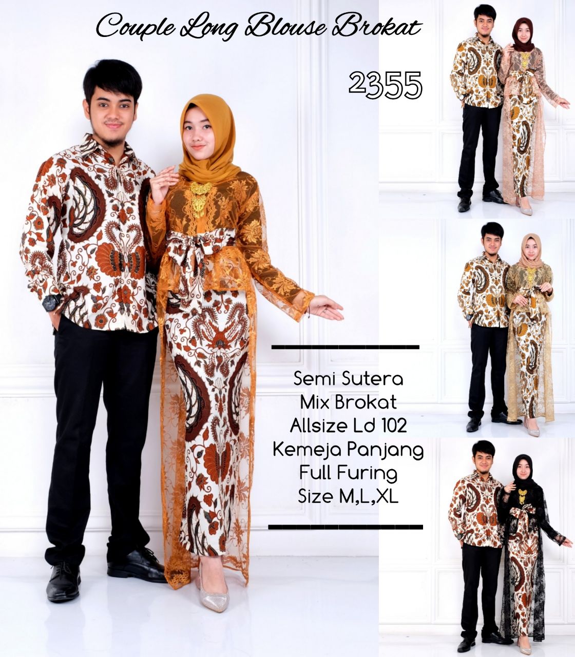  Gambar  Baju  Batik Brokat Couple  TulisanViral Info