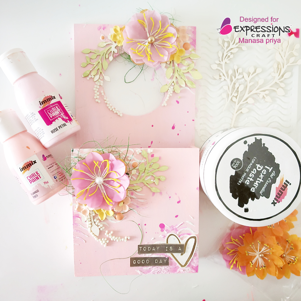 Expressions Craft DIY Letter Box using Vellum Flowers