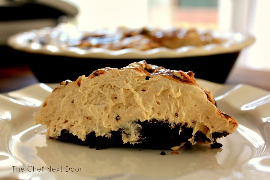 No-Bake Chocolate Maple Peanut Butter Pie | The Chef Next Door