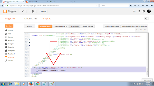 Cara Mengedit Menu Di Template Tampilan Dinamis Blogspot Cara Mengedit Menu Di Template Tampilan Dinamis Blogspot