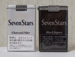 見た目はパッケージが黒くなって見た目重視だが、今回のは中身も違っていました。 SevenStars & Black Impact