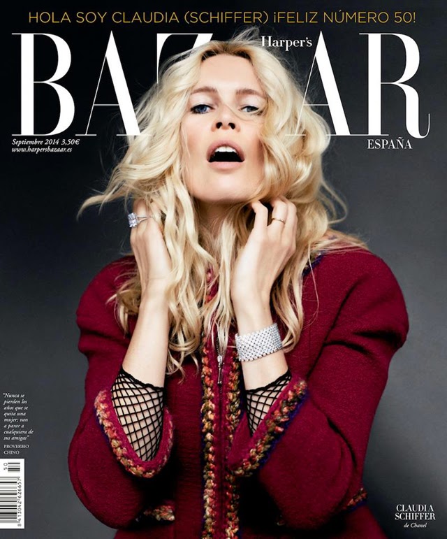 Claudia Schiffer Harper's Bazaar Spain