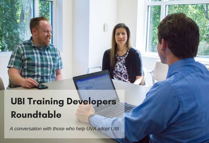UVA Finance: UBI Training Developers' Roundtable