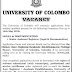 Vacancy  University of Colombo
