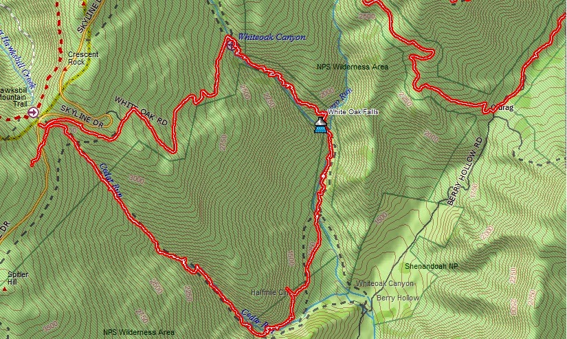 Oh To Be Hiking Cedar Run And White Oak Canyon Loop Snp