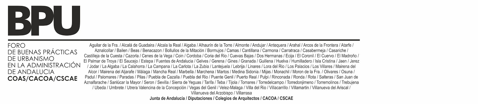 Foro de buenas prácticas de urbanismo en la Administración de Andalucía