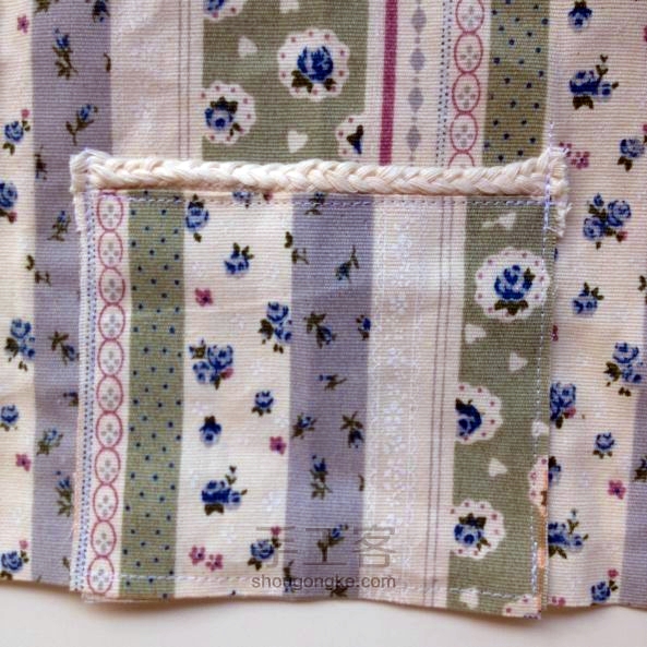 Simple Bag Fabric "Zakka". Простая сумка из ткани