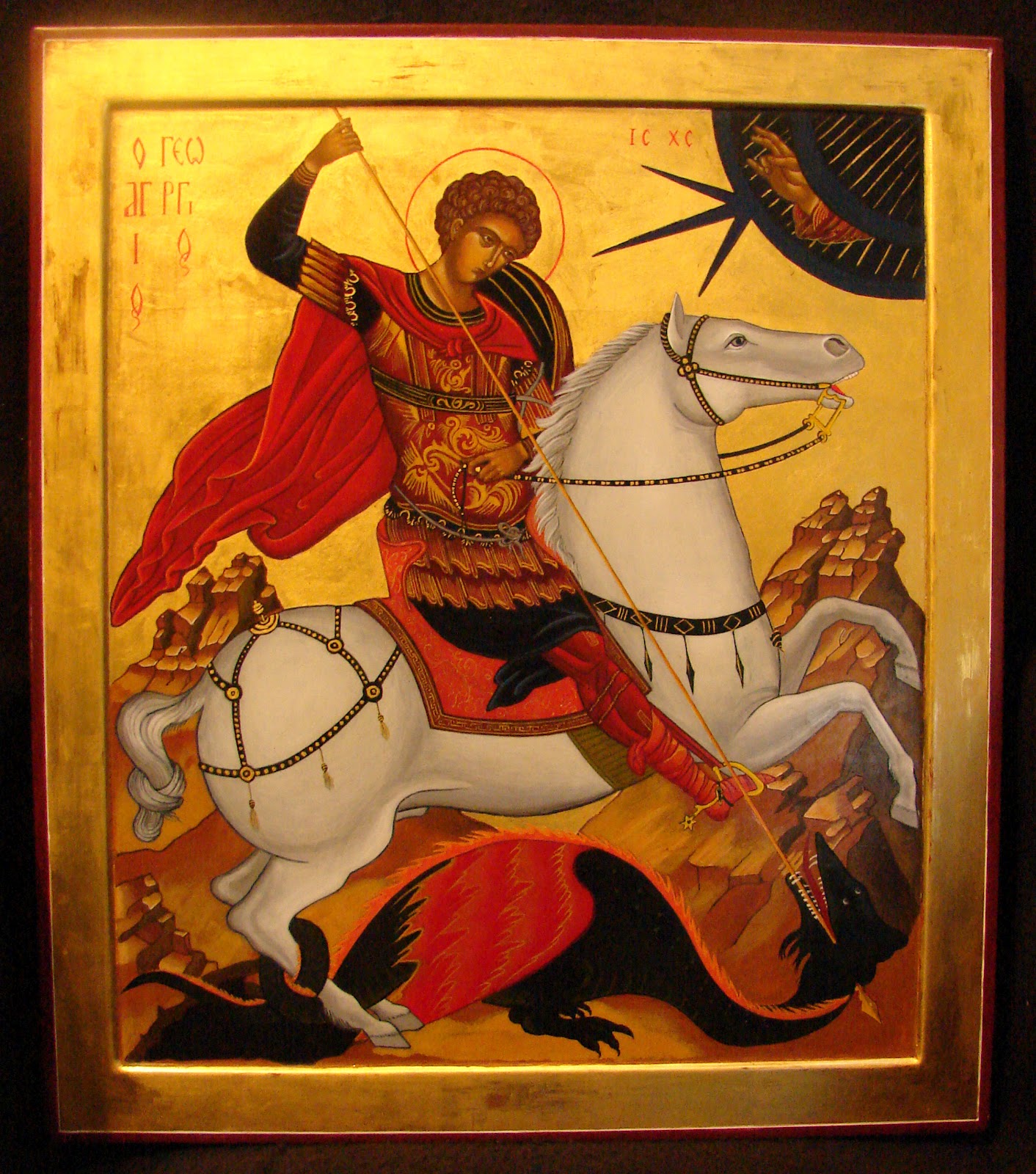 San matando al dragón