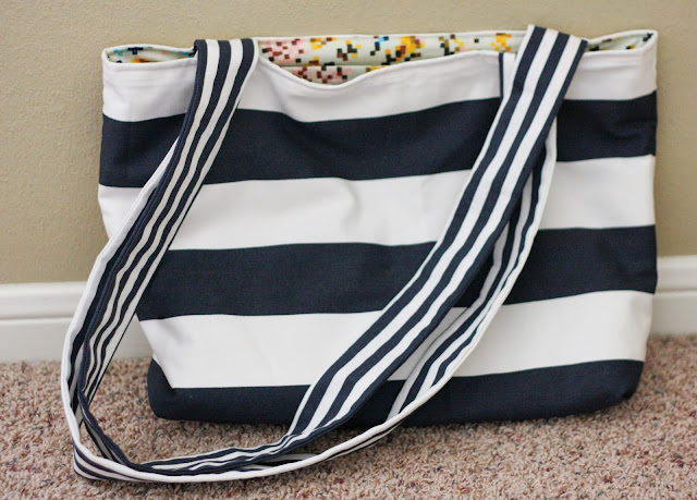How to Add Patch Pockets to a Tote Bag {Guest Post} - Crafty Meggy