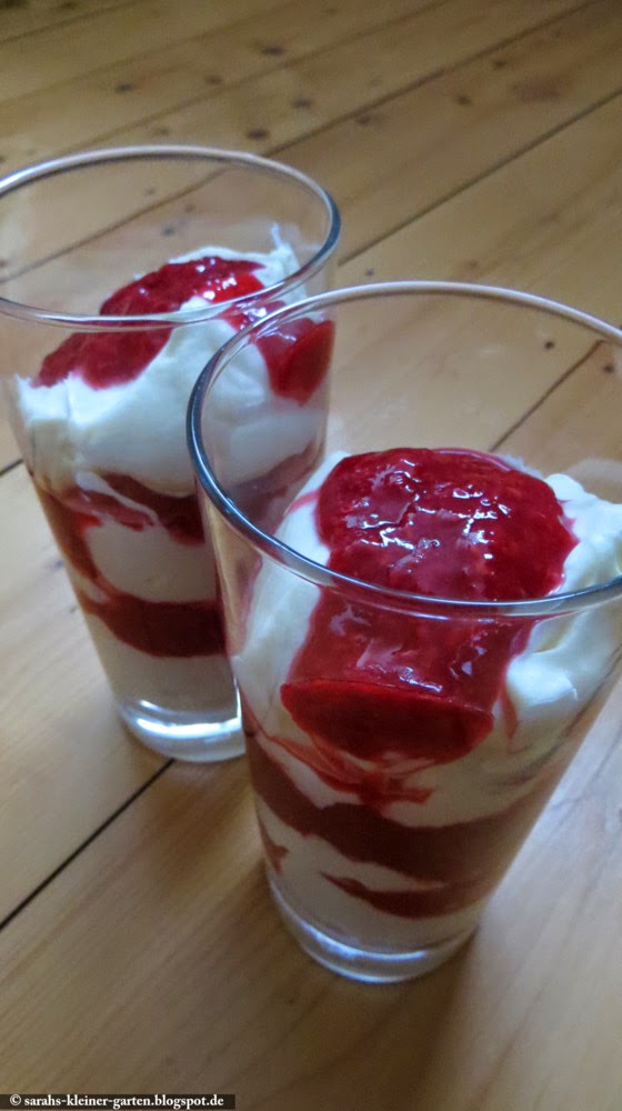 Meine kleine Welt: Himbeer-Mascarpone-Dessert mit weißer Schokolade