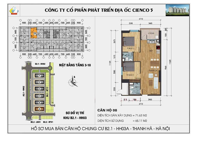 Sơ đồ thiết kế căn hộ 08 chung cư B2.1 HH03 Thanh Hà Sơ đồ thiết kế căn hộ 08 chung cư B2.1 HH03 Thanh Hà