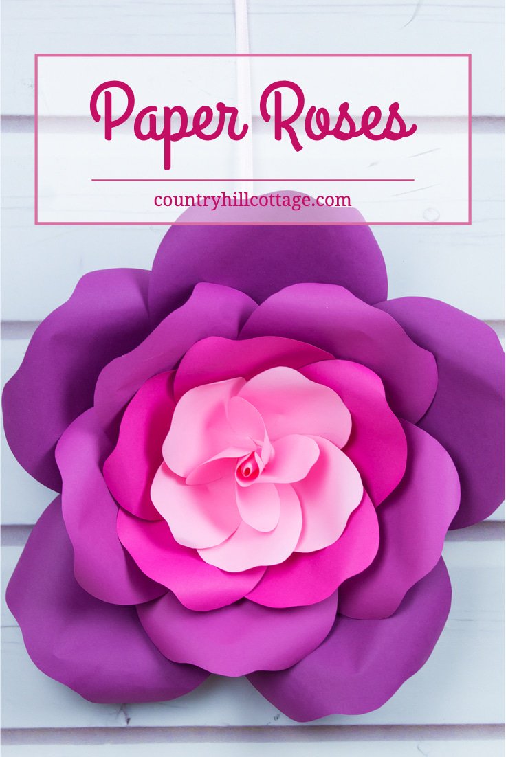 Making Paper Flowers With Cricut