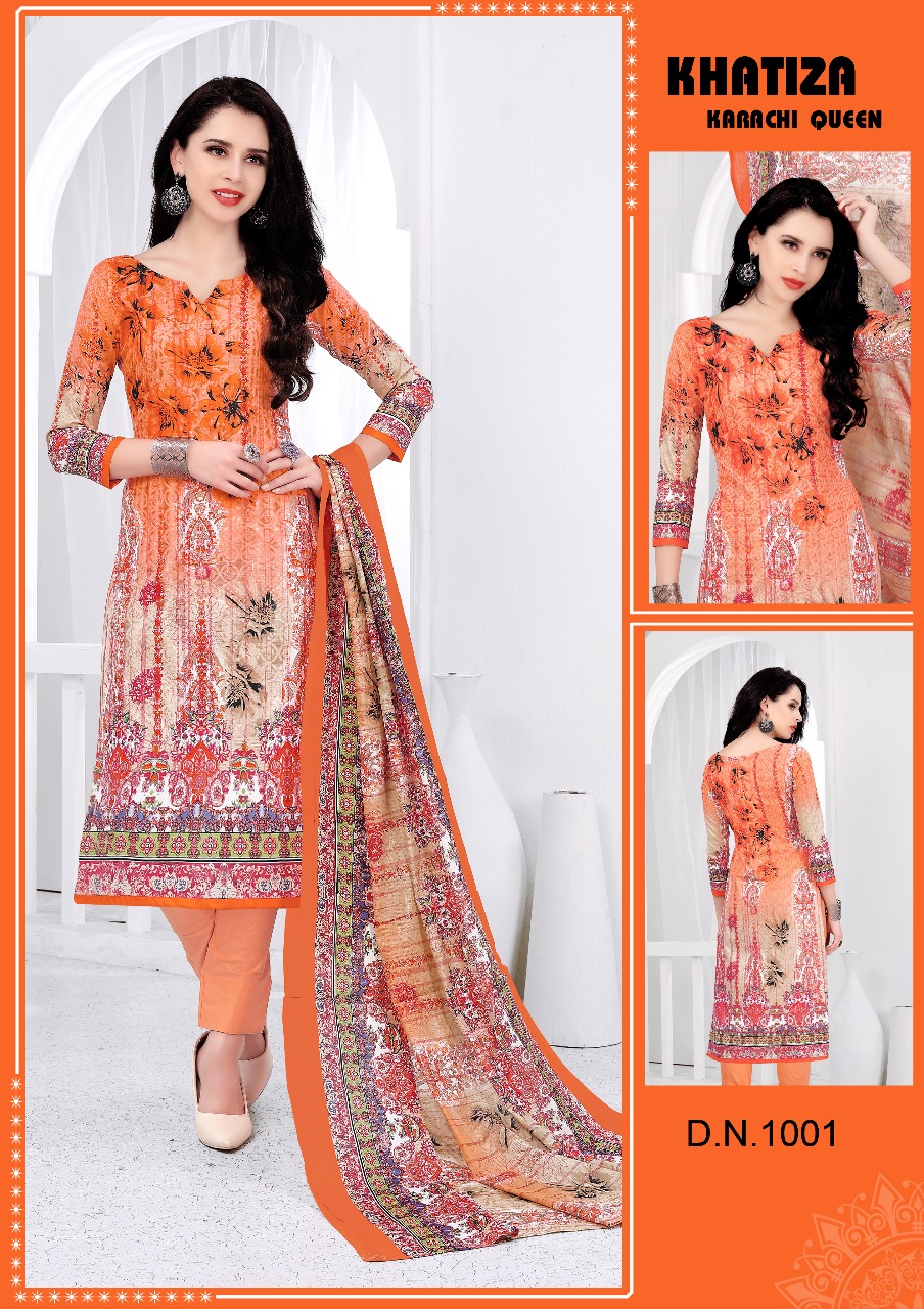 Khatiza Karachi cotton dress Online Wholesale Clothing Store
